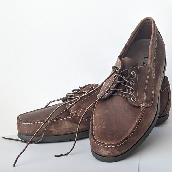 Vintage LL Bean Camp Mocs / Ranger Oxfords US Mens Sz 12 EE - Picture 1 of 4